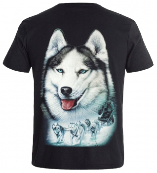 T-Shirt Malamut Alaskan Schlittenhund Shirt