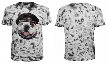 Kinder T-Shirt Bulldogge Batik Dog Shirt