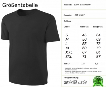 Sprüche Fun T-Shirt Traktor Landwirt - Nur ein Held fährt aufs Feld - Schwarz