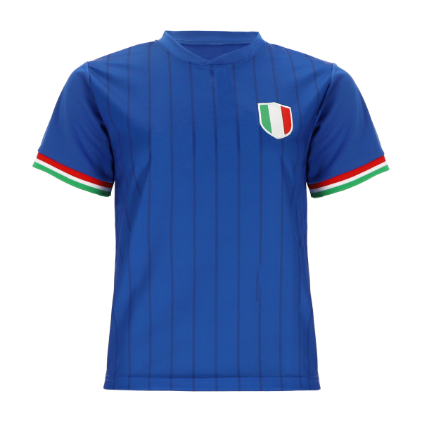 Italien Kinder Sport Trikot Set - Fußball WM EM Fan Zweiteiler Italia - Blau