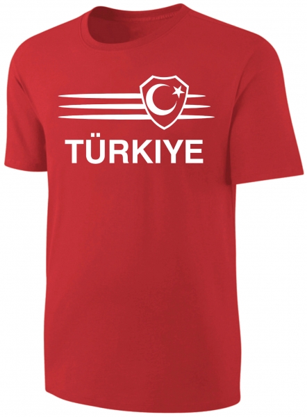 Türkei T-Shirt Fußball WM EM Fan Shirt Rot