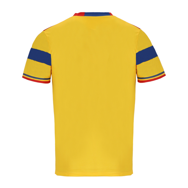 Rumänien Sport Trikot - Fußball WM EM Fan Shirt Oberteil Romania - Gelb