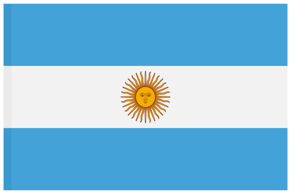Argentinien Fahne Argentinische National Länder Flagge 150 x 90 cm