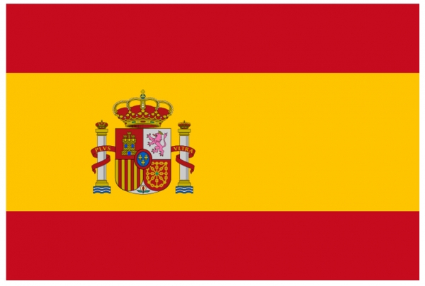 Spanien Fan Artikel Set Fußball Fan Accessoires 7 tlg.