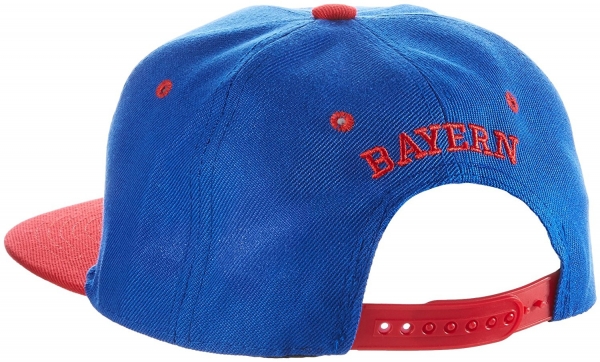 Bayern Fußball Fan Snapback Basecap Baseball Cap Schildmütze Blau Rot