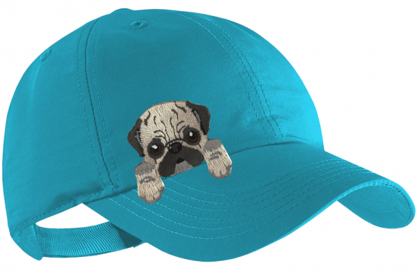 Mops Schildmütze Kinder Base Cap Hunde Sommerkappe