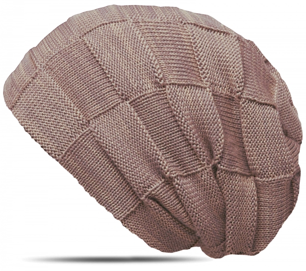 Beanie Winter Strick Mütze mit warmem Fleece