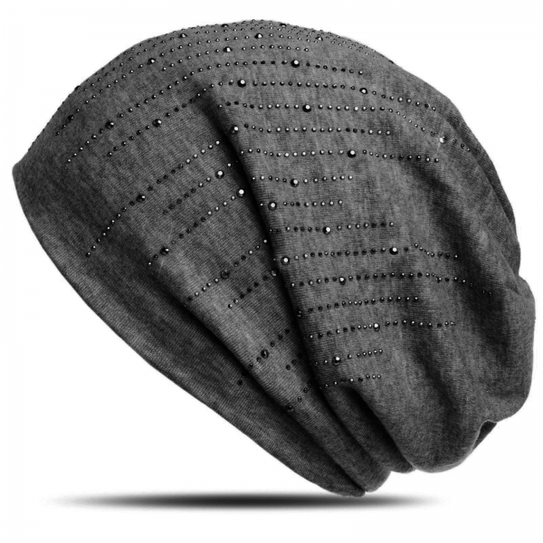 Damen Beanie mit edlen Glitzersteinen