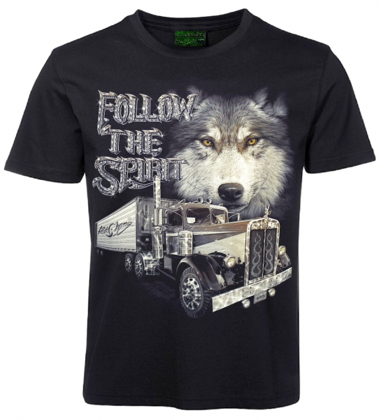 T-Shirt Truck Wolf LKW Wölfe Shirt