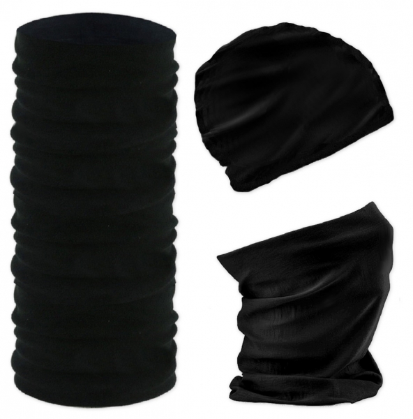 Multifunktionstuch Fahrrad Motorrad Halstuch Outdoor Tuch Nahtloser Schlauchschal Schwarz