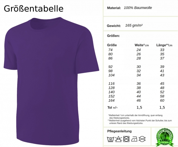 Kinder Sprüche T-Shirt Mein Onkel ist stärker als deiner - Lila