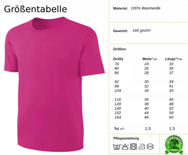 Kinder Sprüche T-Shirt Das Teufelchen trägt... - Pink