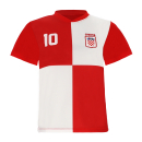 Kroatien Sport Trikot - Fußball WM EM Fan Shirt Oberteil Croatia - Rot